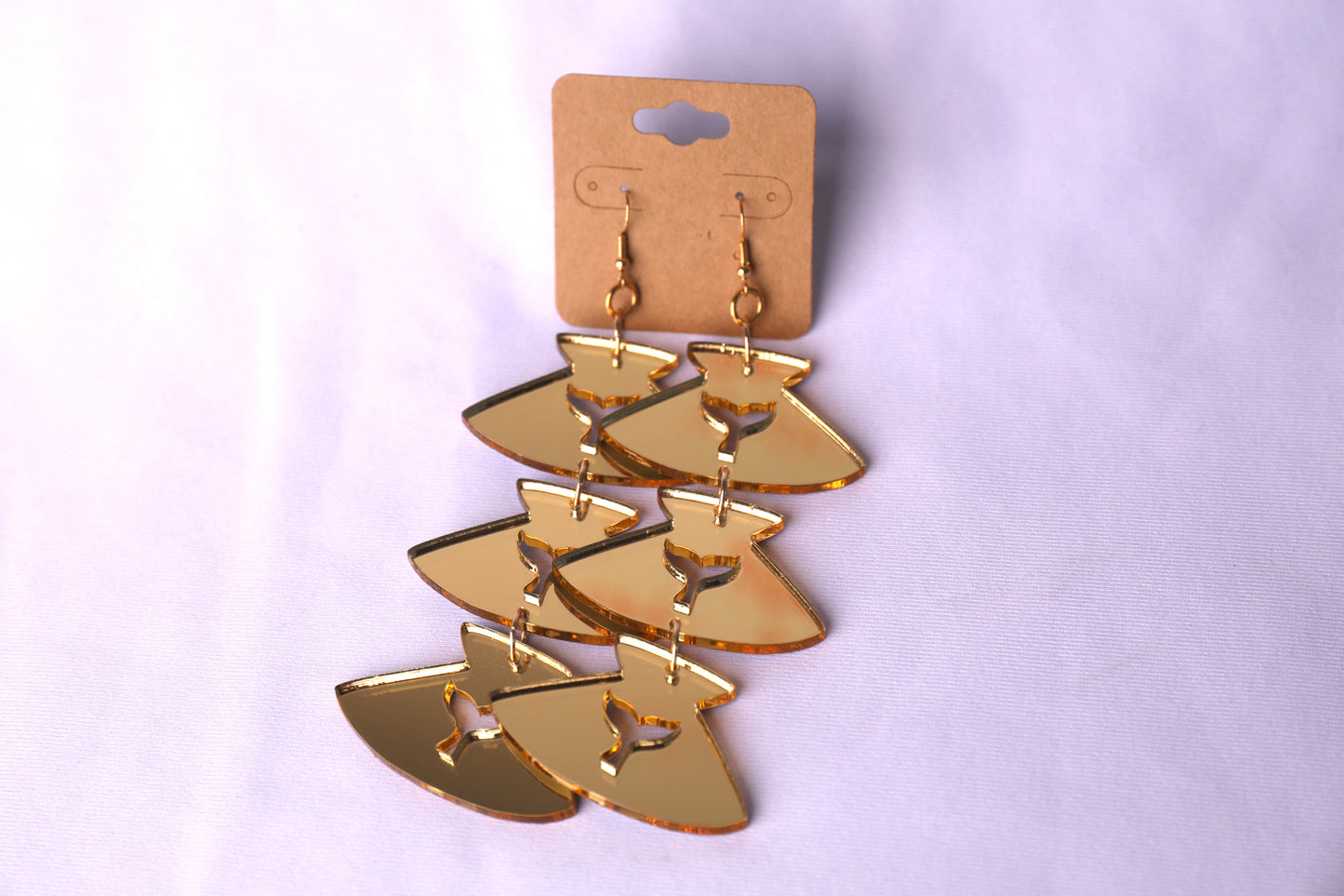 Three Tier Ulu Acrylic Earrings