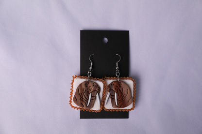 Clay Walrus Earrings