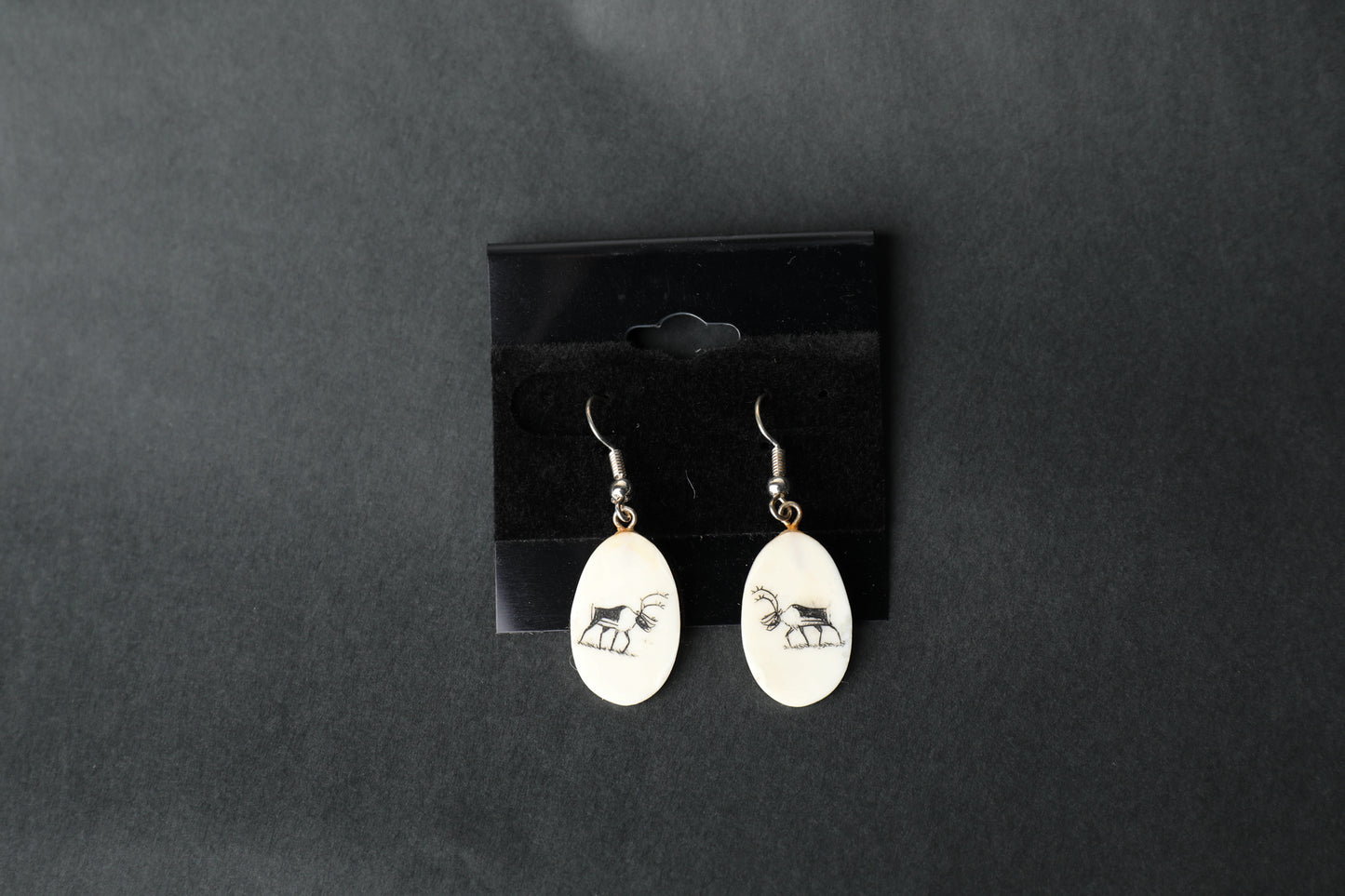 Ivory Caribou Earrings