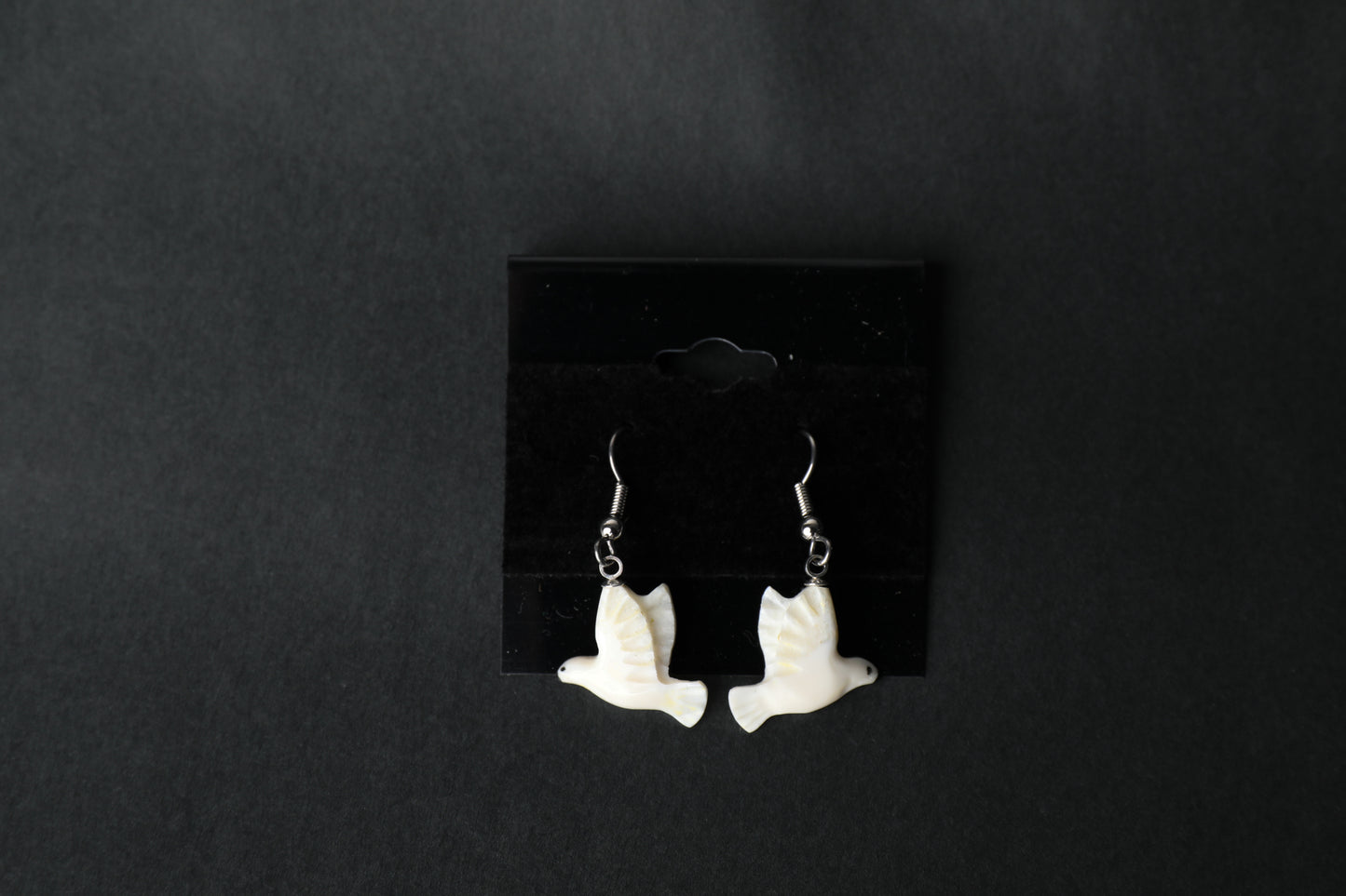 Ivory Bird Earrings