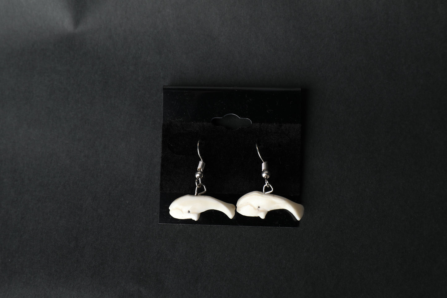 Ivory Whale Earrings