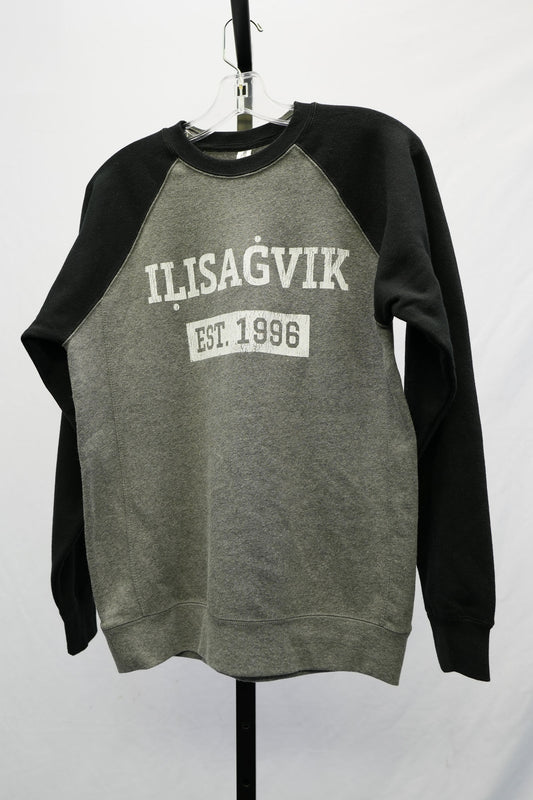 Unisex Black/Grey Crewneck